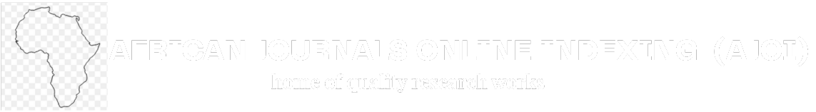 AFRICAN JOURNALS ONLINE INDEXING (AJOI)